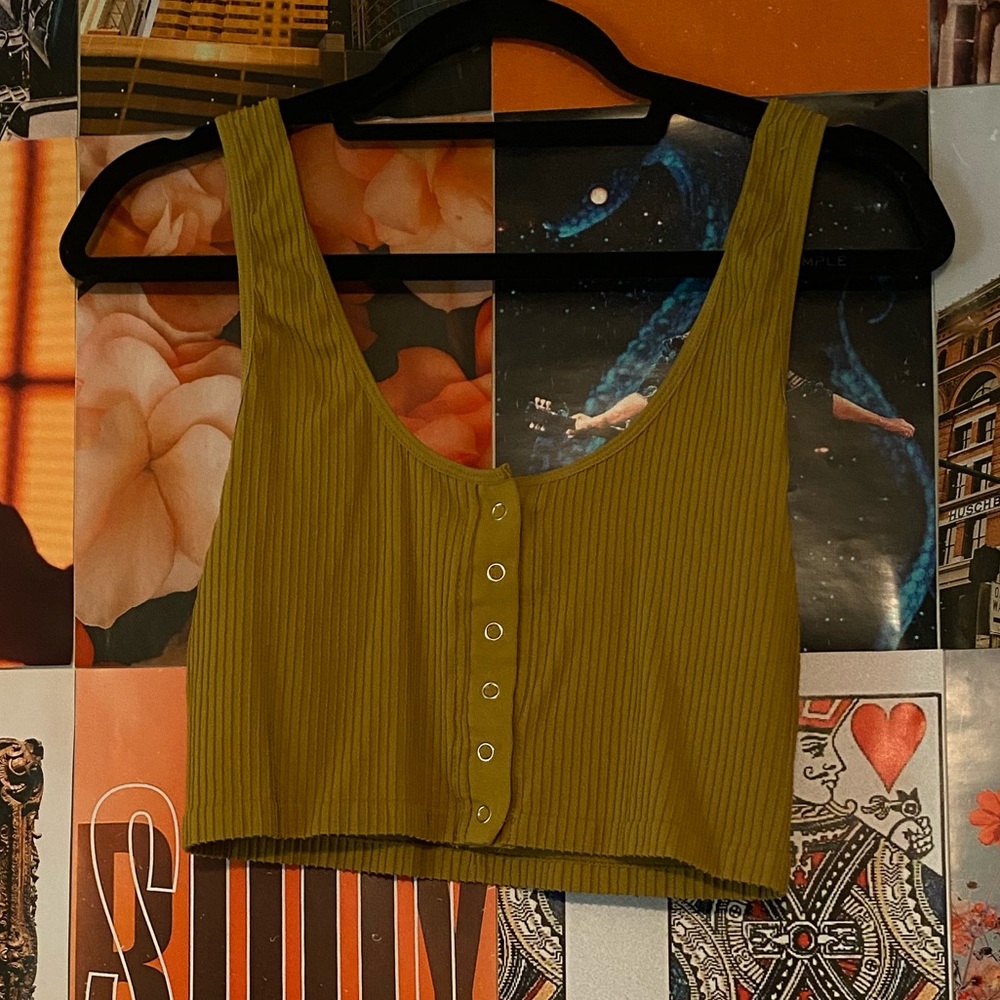 Free People Ribbed Crop Top